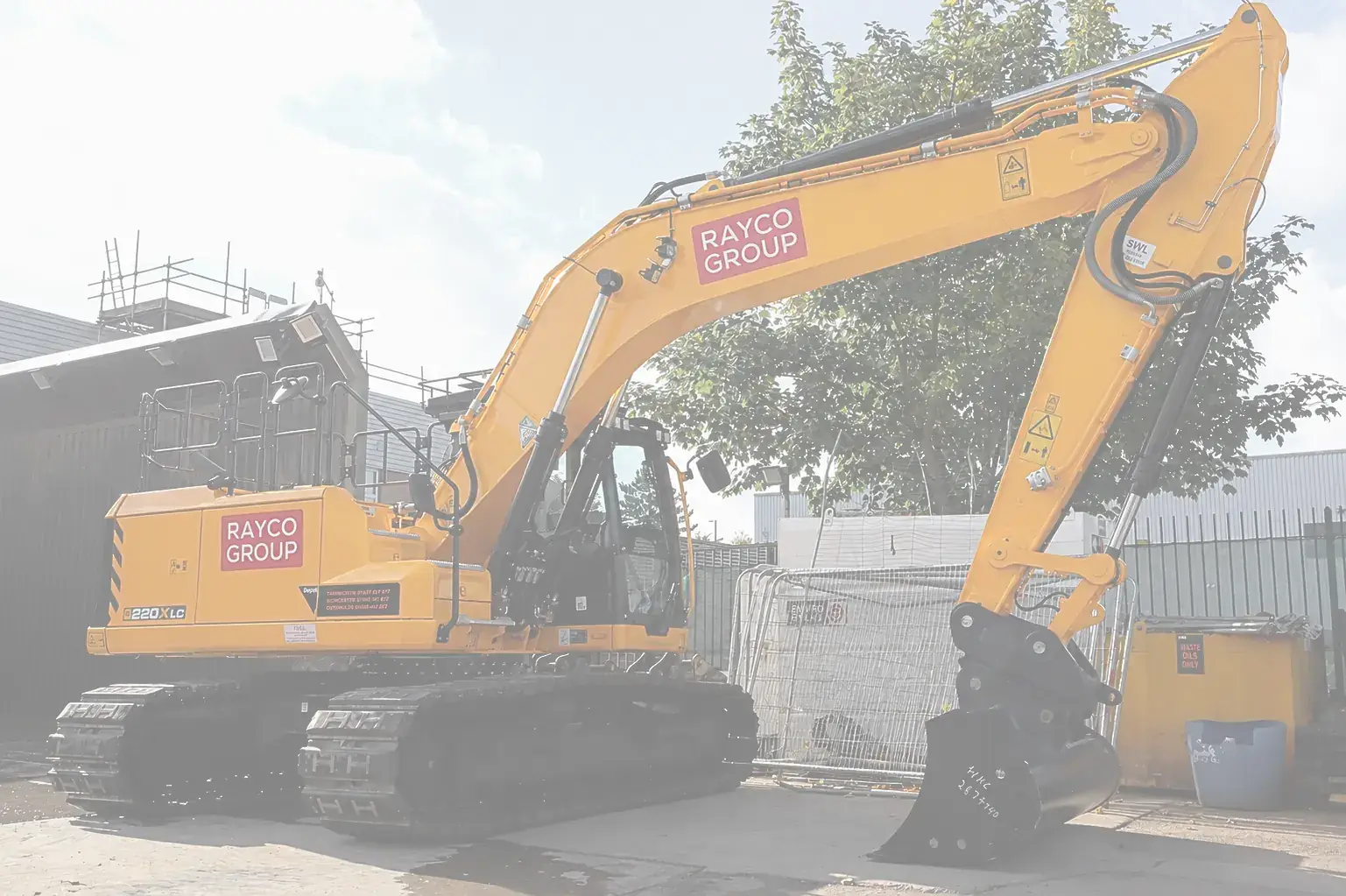 Rayco Group excavator on site in Ireland